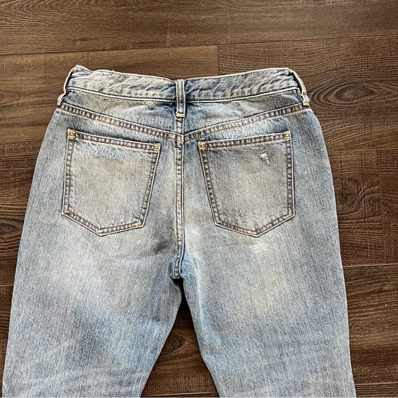 Free People Pioneer Straight Jeans in Washed Denim - Picture 12 of 13